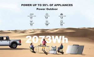 Wholesale Portable Power Station 2000W 110V 220V AC Outlet <b>Solar</b> Energy Storage System - Product Image 6