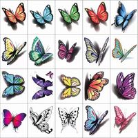 Tatouages temporaires imperméables sexy pour le bas du dos, autocollants de tatouage corporel pour femme nue