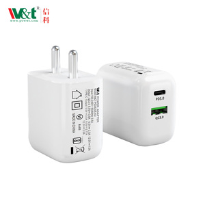 BIS 20W A + C Ấn Độ cắm điện thoại di động sạc nhanh gan sạc nhanh USB Loại C nhanh tường Du lịch Power Adapter - Product Image 3