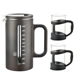 Carafe <span class=keywords><strong>à</strong></span> café <span class=keywords><strong>isotherme</strong></span> <span class=keywords><strong>à</strong></span> double paroi de 1000 ml en acier inoxydable, <span class=keywords><strong>cafetière</strong></span> <span class=keywords><strong>à</strong></span> piston française - Product Image 6