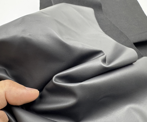 Tissu en cuir PU mat à haute élasticité, tissu en soie de lait spandex, lisse et doux, collants de sport, tissu de maillot de bain, vente en gros - Product Image 4