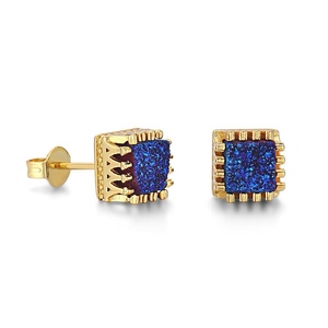 A2726 <span class=keywords><strong>boucles</strong></span> <span class=keywords><strong>d</strong></span>'<span class=keywords><strong>oreilles</strong></span> à la mode mignonnes en <span class=keywords><strong>or</strong></span> 18 carats <span class=keywords><strong>boucles</strong></span> <span class=keywords><strong>d</strong></span>'<span class=keywords><strong>oreilles</strong></span> s925 <span class=keywords><strong>boucles</strong></span> <span class=keywords><strong>d</strong></span>'<span class=keywords><strong>oreilles</strong></span> rectangulaires en pierre dursy colorées pour femmes et filles - Product Image 4
