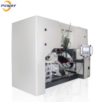 Machine PiiWay haute capacité 5 axes, 3 têtes (2 de perçage et 1 de tuftage) pour la finition de brosses et de balais
