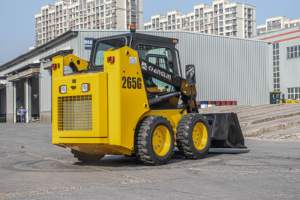 कॉम्पैक्ट पहिया भारी निर्माण जलरोधी नियंत्रक धूल प्रमाण केबिन स्किड स्टीड लोडर - Product Image 3