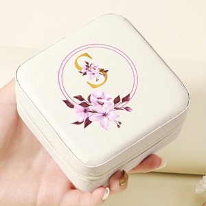 กล่องใส่เครื่องประดับขนาดเล็ก A-Z พกพาสะดวก พร้อมฝาใส สำหรับต่างหู แหวน สร้อยคอ - Product Image 2