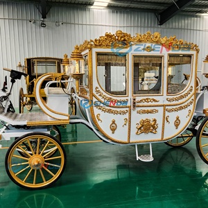 Carroza de Caballos Eléctrica de Lujo Estilo Europeo para Bodas y Paseos Turísticos, Personalizable con Luces LED - Product Image 3