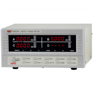 Instrument de mesure de quantité triphasé Rek RK9830N, compteur de puissance numérique, wattmètre 600V 40A 41,5kW - Product Image 3