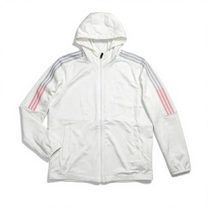 Veste de sport décontractée pour homme, coupe-vent, en nylon, à capuche, fermeture éclair - Product Image 4