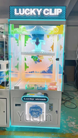 Machine de jeu de grue de griffe de jouet en peluche d'intérieur à jetons 220V Mini équipement d'amusement cadeau parfait pour les enfants et les adultes
