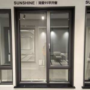 Индивидуальный современный дизайн, двойное закаленное стекло, створчатое окно, распашное открытое, с двойным остеклением, садовые окна для экстерьера - Product Image 2