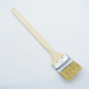 Cepillo de pintura de cerdas de mango largo de madera popular de fábrica para cepillos limpiadores de radiador de tratamiento de pared - Product Image 3