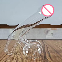 Originele Dick Wijnkaraf Unieke Whiskykaraf Glazen Cocktailparty Gespreksstarter Barartikelen Fles Carafe Humoristische Grap
