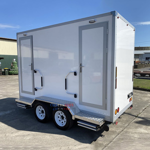 Australian Standard 2 portes 2 stalles Toilettes Remorque de luxe Portable <span class=keywords><strong>Toilette</strong></span> Remorque Salle de bains Remorque - Product Image 3