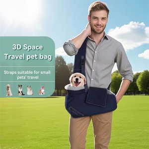 Sac de <span class=keywords><strong>transport</strong></span> pour animaux de compagnie d'extérieur, sac à bandoulière souple pour animaux de compagnie, sac à bandoulière pour animaux de compagnie, sac de voyage pour animaux de compagnie avec poche - Product Image 1