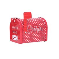 Buzón de hierro forjado de Navidad para niños, caja de dulces con dibujos animados, adornos, hojalata, nuevos productos