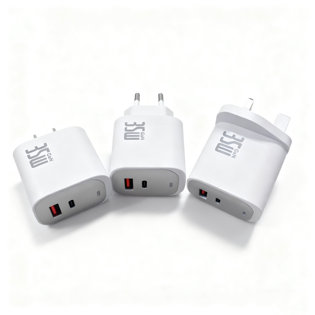 DENIXI High-quality 35W Chargers Smartphone Charging Adapter GaN Chargers for Apple, Samsung and iPad Chargeur Pc