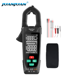 FY382 True RMS Capacitance NCV Ohm Hz Tester 9999 Counts DC/Current Detector Professional Multimeter Digital <b>Clamp</b> Meter - Product Image 1