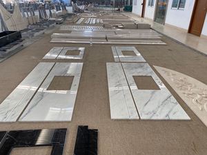 Marbre Calacatta d'Italie, taille découpée pour plans de travail, carrelage de <span class=keywords><strong>cuisine</strong></span> et de salle de bain - Product Image 4