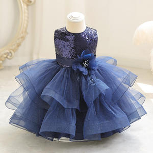 Vestido de Cumpleaños para Niña 2026, Vestidos de Dama de Honor con Lentejuelas y Flores para Bodas, Vestido de Princesa para Niñas, Vestidos Elegantes - Product Image 5