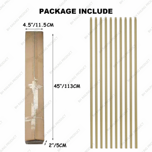 Thiết kế hiện đại vàng wrought sắt lục bình cầu thang lan can Hollow trang trí cầu thang trục chính lan can & tay vịn - Product Image 3