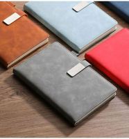 Libreta de Cuero PU A5 con Logotipo Personalizado Promocional 2025, Diario con Ranura para Bolígrafo, Estilo Moderno, 100 Hojas de Seda