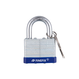 Candado Rectangular Resistente de Aleación de Zinc y Hierro Laminado, Impermeable, con Bloqueo de Palanca Única para Almacenamiento de Autoservicio, Llave Overlock - Product Image 1