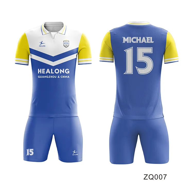 School Team Youth Uniform Brand Football Shirt Sports Wear Training Suit Soccer Jersey