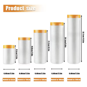 Rotolo di pellicola protettiva per verniciatura auto, resistente e impermeabile, in plastica, per uso professionale. - Product Image 1