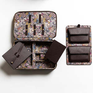 กล่องอุปกรณ์เย็บปักถักร้อยขนาดใหญ่ ชุดเย็บผ้า ชุดอุปกรณ์เย็บปักถักร้อยแบบพกพา กล่องใส่เครื่องสำอางและแปรงแต่งหน้าหนังสั่งทำพิเศษ - Product Image 5