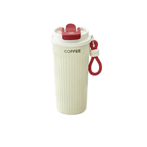Mug à café isotherme portable pour les cadeaux de Noël et de la Saint-Valentin, gobelet en acier inoxydable à <span class=keywords><strong>double</strong></span> <span class=keywords><strong>paroi</strong></span> rayé personnalisé - Product Image 4
