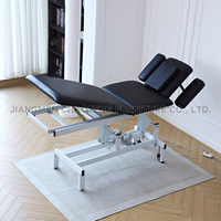 Table de massage électrique pliable en cuir PU, réglable en hauteur, pour soins du visage, professionnelle, pour spa et salon commercial