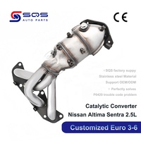 Collecteur d'échappement avant avec catalyseur de haute qualité SQS OEM/ODM pour Nissan Altima Sentra 2.5L 2002-2006 avec certification CE