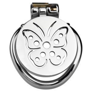 Jaula Metálica con Diseño de Mariposa, Dispositivo de Castidad de Fantasía con Múltiples Opciones para Hombres, Nuevo y en Oferta - Product Image 2