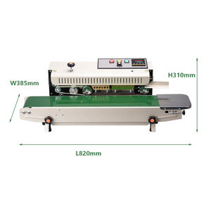 เครื่องซีลแนวนอนทำจากสเตนเลสกันความชื้นสามารถปรับความเร็วได้ด้วยการออกแบบให้พิมพ์วันที่ได้ - Product Image 1