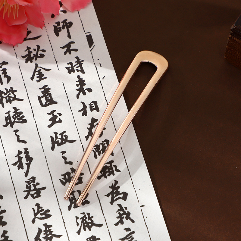 Aleación de oro rosa de electroforesis con pasador en U