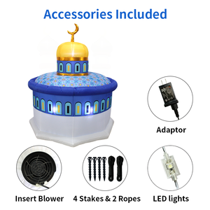 Luz LED de 6 pies para exterior, ornamento para patio, eid Kareem, inflable, decoración de Ramadán, nuevo diseño - Product Image 5