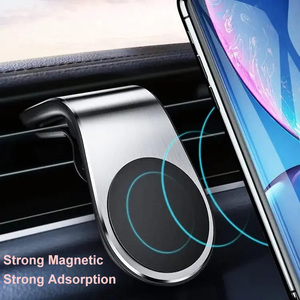 Atacado Pequeno Tamanho Bonito Magnético <span class=keywords><strong>Car</strong></span> Bracket Metal Stand <span class=keywords><strong>Holder</strong></span> Para Celular Zinc Alloy Air Vent <span class=keywords><strong>Clip</strong></span> Mount - Product Image 3