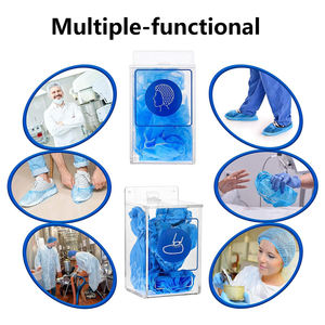 Récipient mural en acrylique pour distributeur de gants, de filets à <span class=keywords><strong>cheveux</strong></span> et de couvertures - Product Image 2