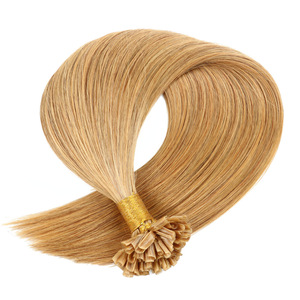 Extensions de cheveux à pointe en U prêtes pour le salon, en cheveux humains Remy avec cuticules alignées et fixation solide et propre - Product Image 2