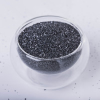 Carbure de silicium SiC 93% Noir Grain sphérique 2-6mm Remplissage réfractaire pour la fabrication de petites séries de fonderie de fer
