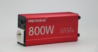 Convertisseur de puissance onduleur Pretiosus 800W 80Watt UPS DC 12V 24V 48V vers AC 100V 110V onde sinusoïdale modifiée avec chargeur
