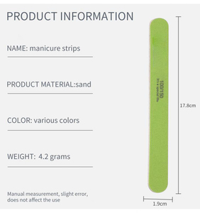 เครื่องมือทำเล็บแบบมืออาชีพ,ตะไบเล็บกระดาษทรายหนาไม้ - Product Image 5