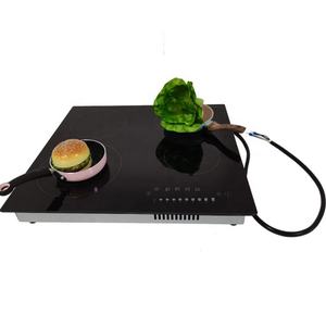 Plaque de cuisson électrique en céramique infrarouge double usage 6400W, encastrable, avec commande intelligente par bouton rotatif, provenant directement de l'usine - Product Image 1