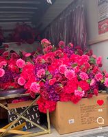 Boule de fleurs artificielles en soie personnalisée, moderne et romantique, pour mariage, événement, centre de table décoratif, Nouvel An chinois