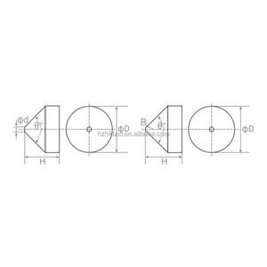 Tête de meulage rotative non coupée de type K pour le façonnage personnalisé des pièces solides - Product Image 2