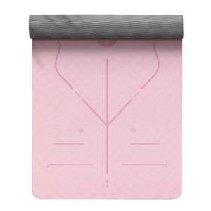 Tapete de Yoga Ecológico Personalizable para Mujer, para Pilates, Deportes en Interiores y Exteriores, Grande, de Viaje, Extra Grueso, de TPE - Product Image 1