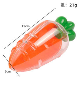 Plastik şeker kutu ekran paskalya parti doğum günü malzemeleri çocuk hediyeler Ternip turp havuç şekilli şeffaf şeker kutusu - Product Image 2