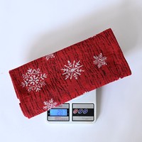 Chemin de table de Noël en jacquard, tissé, avec bonhomme de neige brodé, nouvelle décoration pour la maison ; pour nappes et décorations de Noël