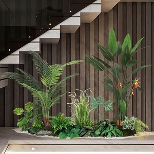Arbres Artificiels Dream Castle 100cm-200cm pour Intérieur, Base Florale, Résistants à l'Eau, Décoration Paysagère - Product Image 5