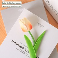 Fleur artificielle mini-tulipe moderne en PU, fabriquée à la main, respectueuse de l'environnement, pour mariage, Pâques, fête de famille, photographie – Approvisionnement direct usine